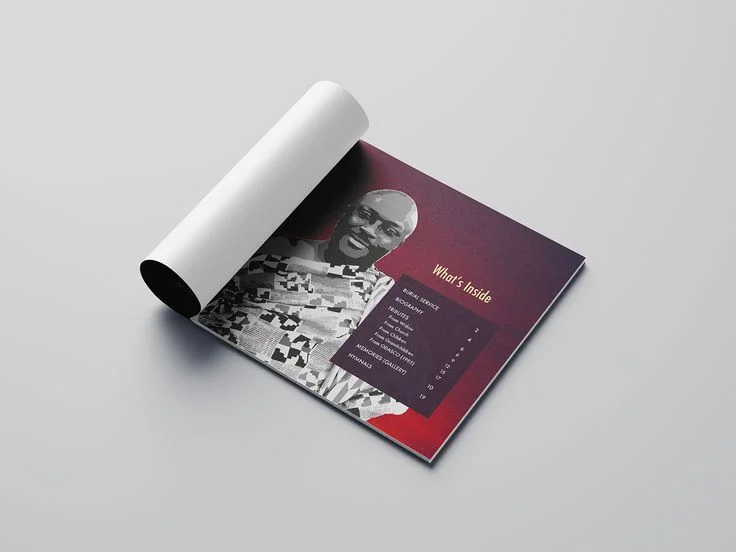 Landscape Funeral Brochure - Professional Printing Services